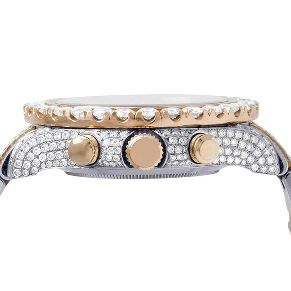Pass Diamond Tester Custom Fashion Brand D Color VVS Iced Out Watch Moissanite Diamond Stainless Steel