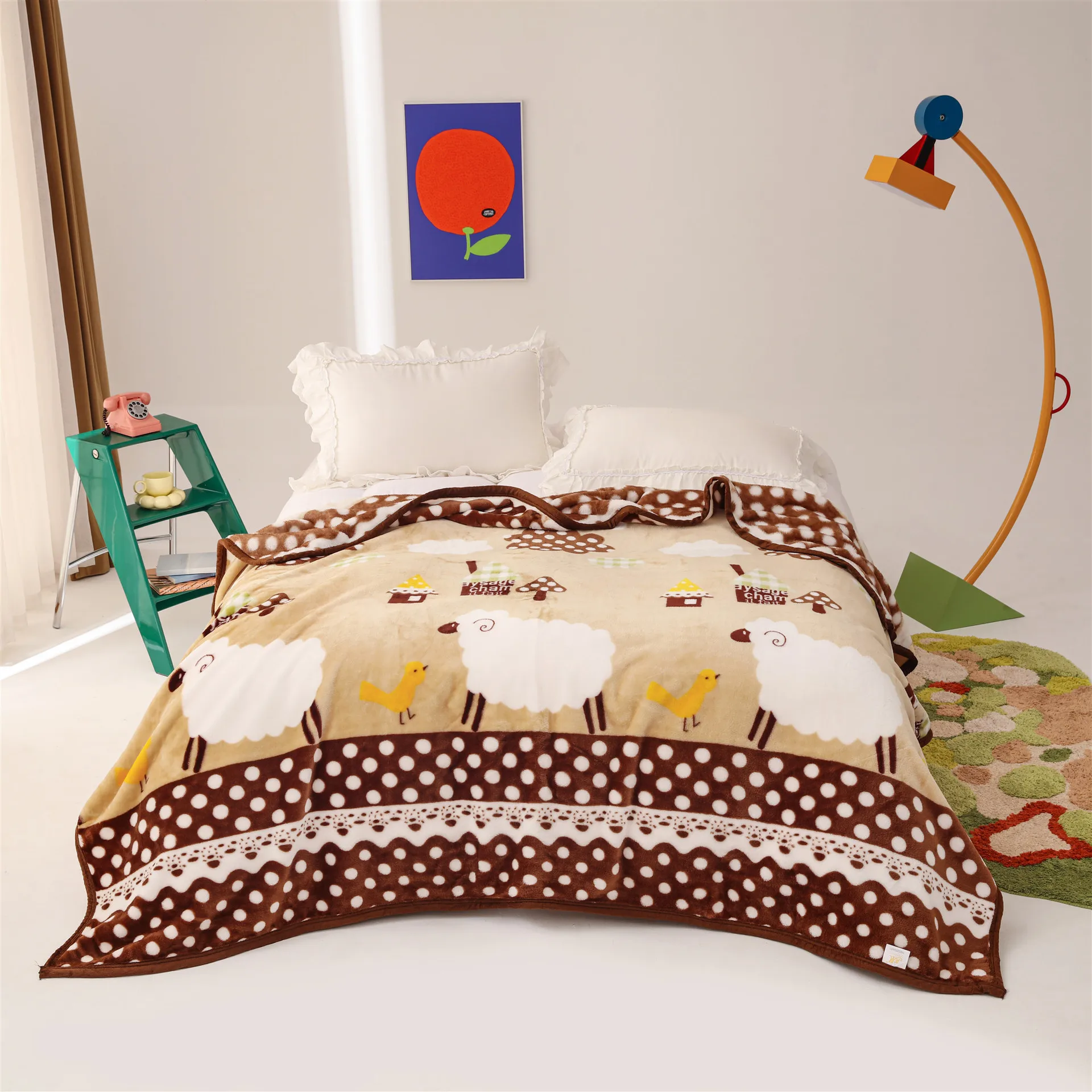 New autumn and winter Raschel blanket, office nap blanket, air conditioning blanket cover blanket single and double blanket