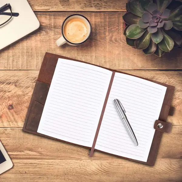 Записная книжка в форме сердца с тисненым многоразовым кожаным журнал подкладкой для женщин и мужчин