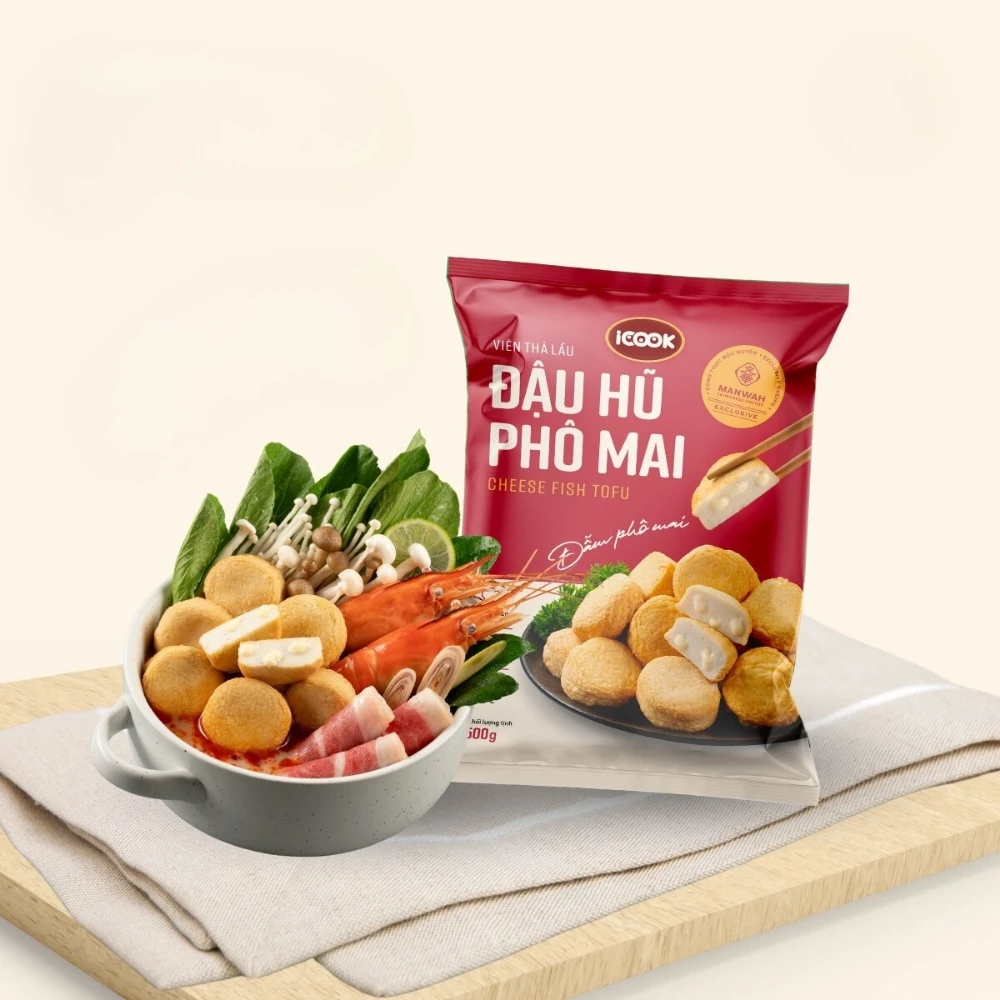 Cheese Fish Tofu Good Quality Hot Pot Ingredients Original Wholesale Iso Certified Vietnam Manufacturer
