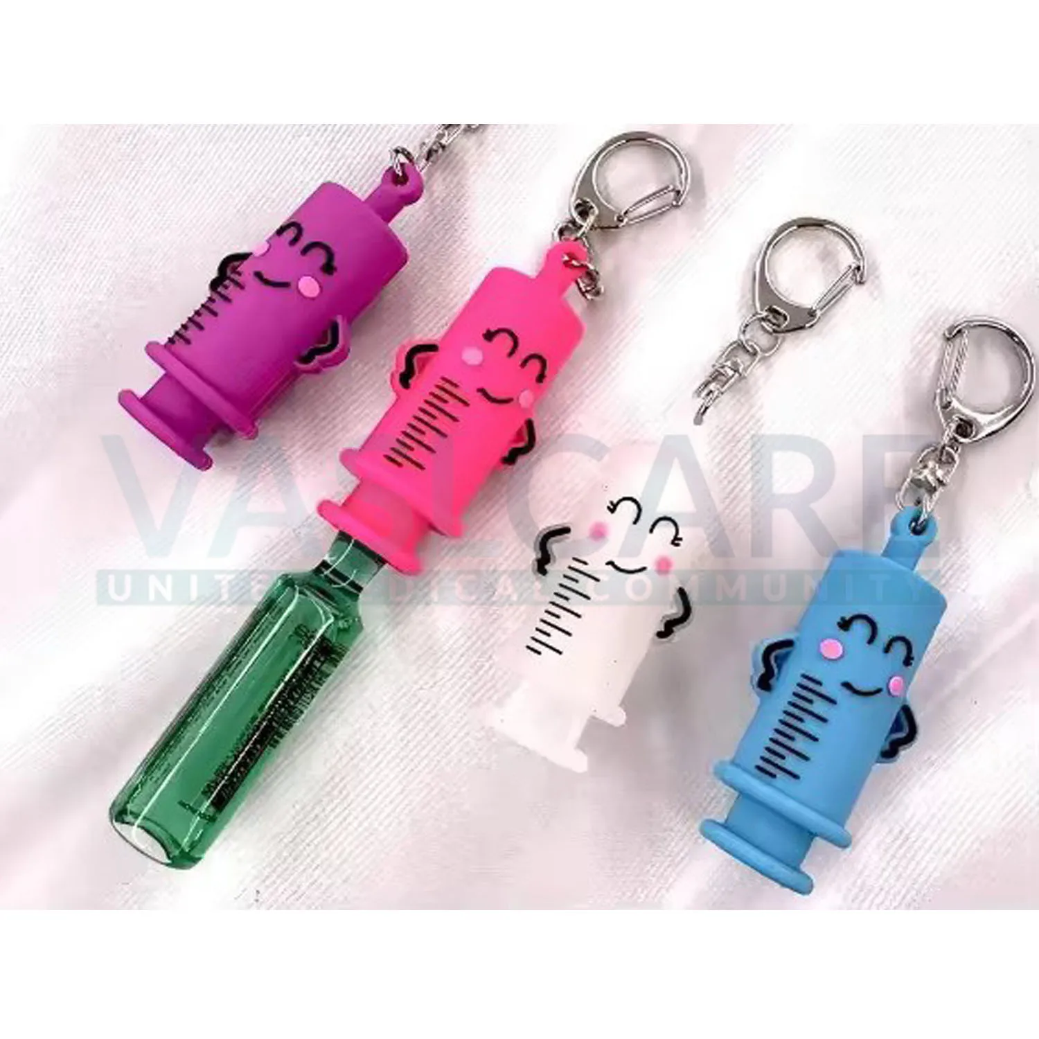 Nurse Ampoule Opener Medical Glass Bottle Abre Ampolla Jeringa Opening Breaker Rubber Keychain Ampoule Opener Silicone Syringe