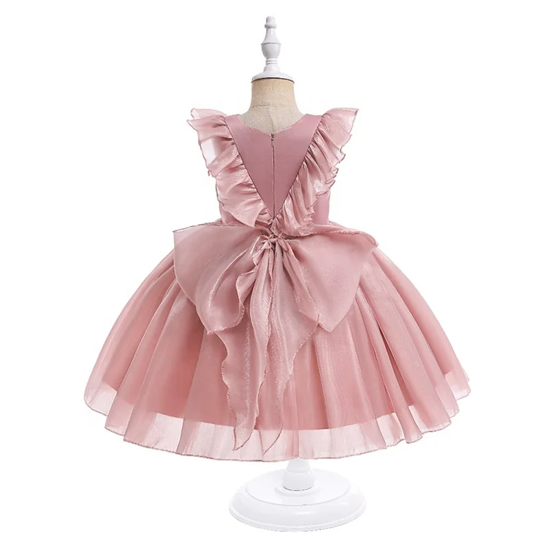 Wholesale Children Clothing Little Baby Flower Costume Princess Girl Party Dresses 3 To 5 Years