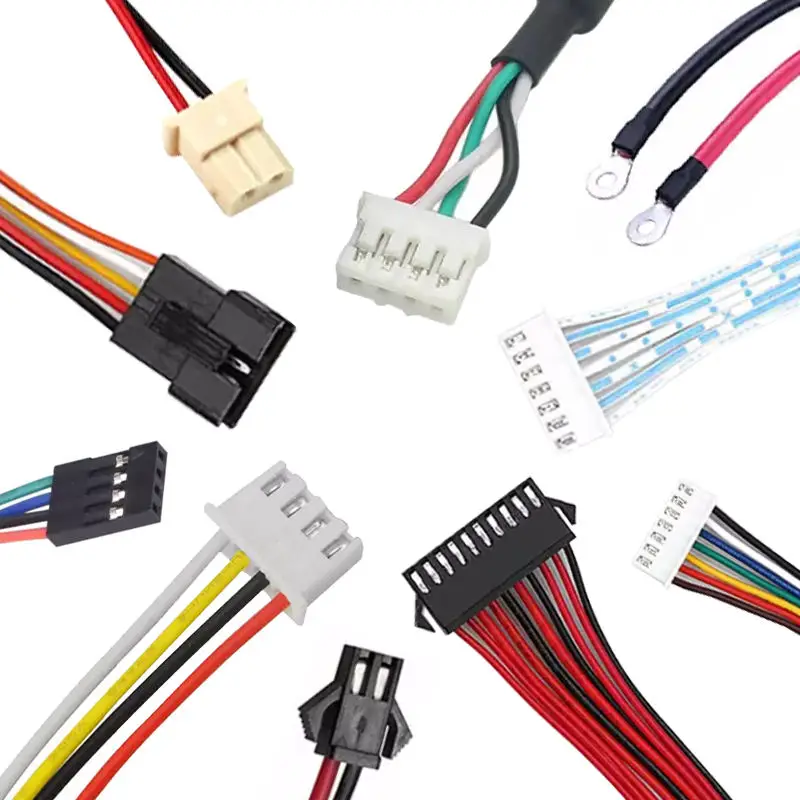 OEM/ODM Manufacturer JST Molex 1.5mm Cable Electronic Wire Harness 2.0mm 2 3 4 5 6 8 10 pin Custom Automotive Wiring Harness