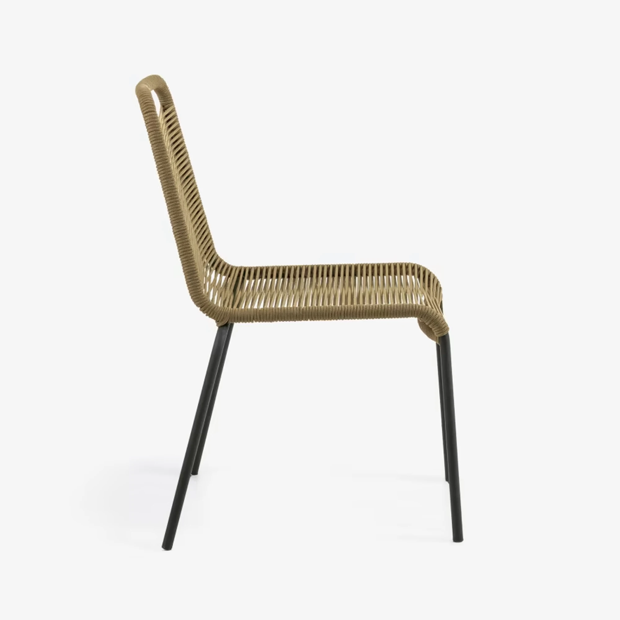 Outdoor Dining Chair Aluminum Frame With Woven Rope Best Quality - Rio