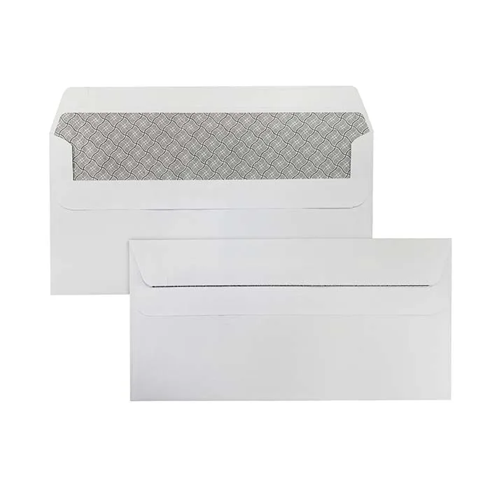 High Grade Wallet Envelope 80gsm DL 110x220mm Press Seal Printing PEFC Certified Paper For Confidential Letter