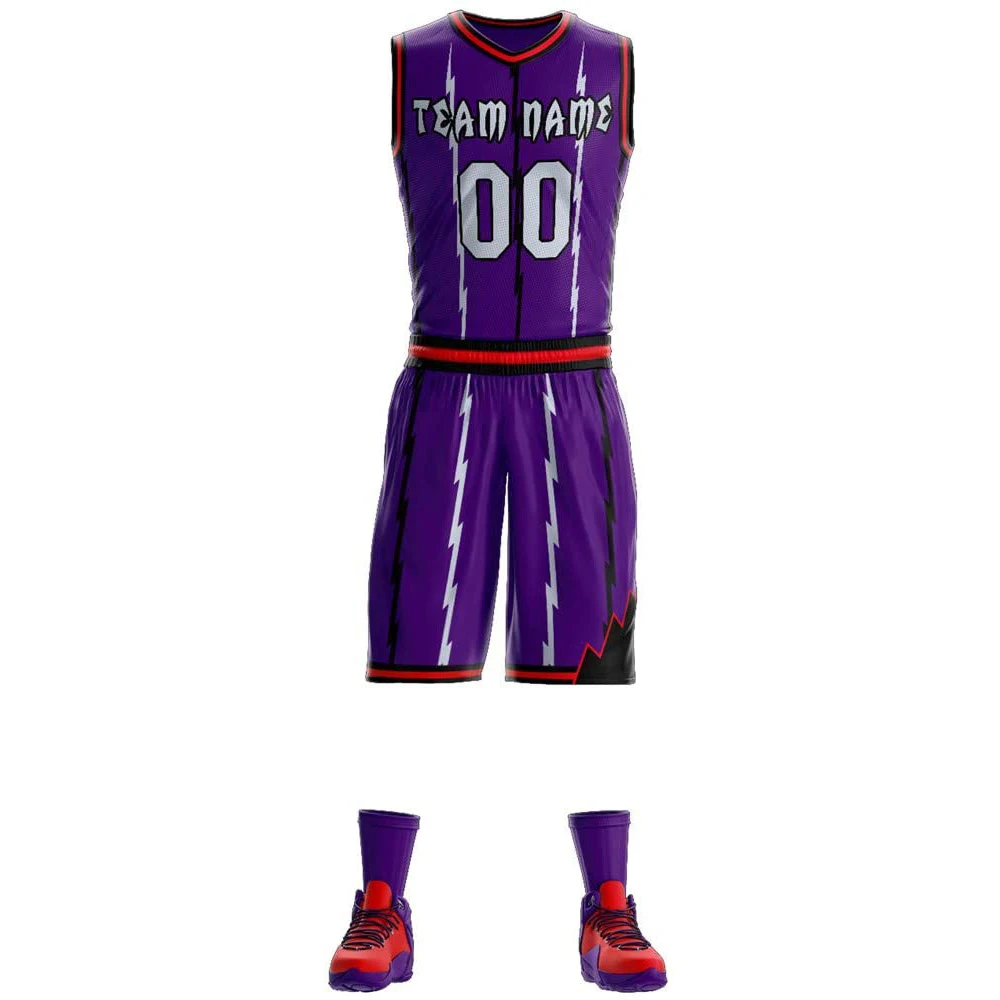 High Quality Sublimation Men Sports Customized Basketball Kit Personalized Sports Basketball Uniform in Plus size