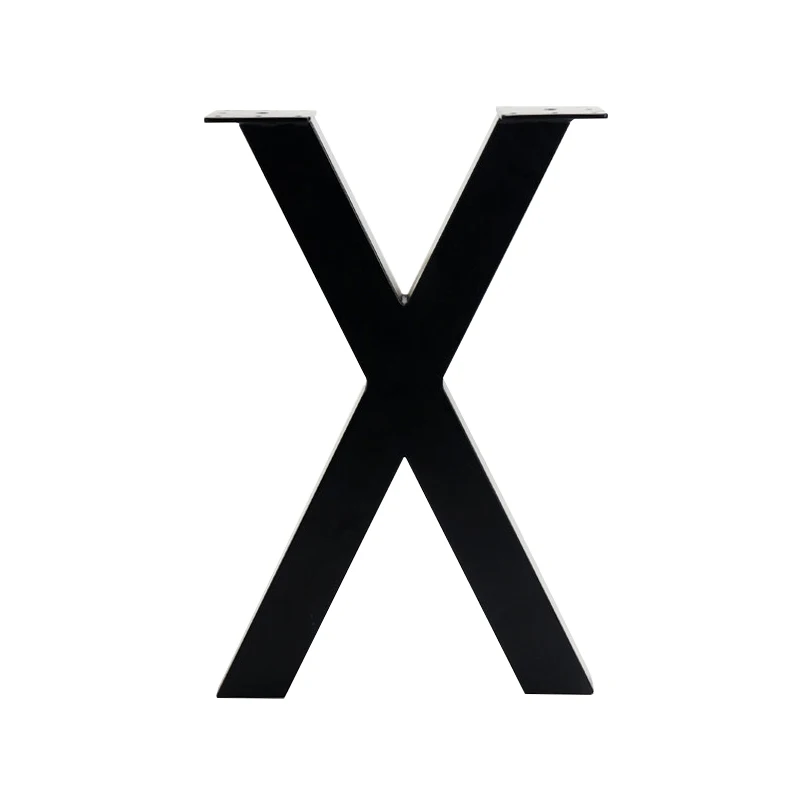 Industrial Metal Iron Bar Home Desk A Shape Leg Coffee Table Foot Frame Support Conference Furniture Leg