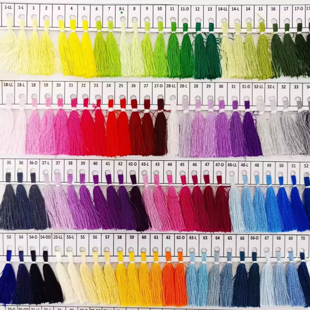 Silk Yarn  Shade Card