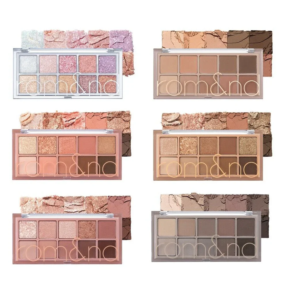 Korean Cosmetics Korean Makeup Eye Makeup Products rom&nd Better Than Palette  03 ROSEBUD GARDEN 10 Color Eye Shadow Palette