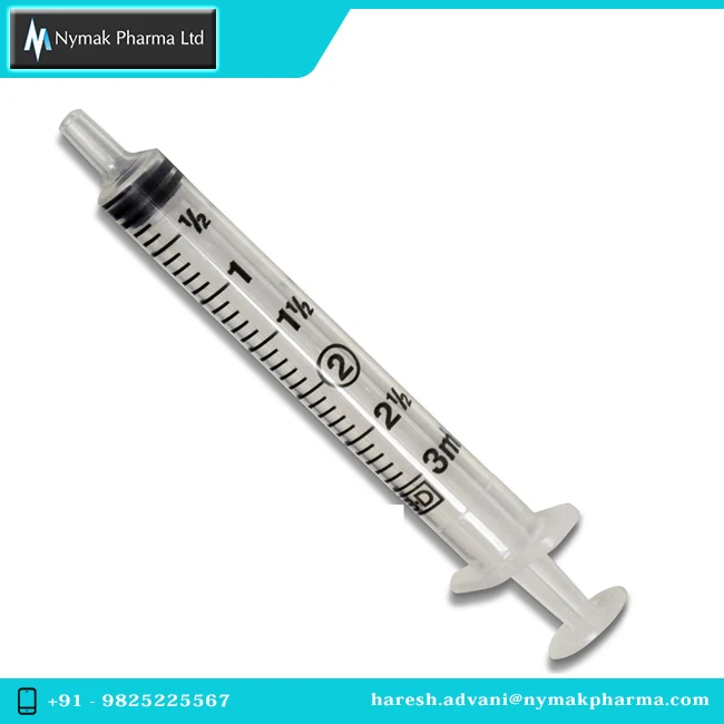 1ml/2ml/3ml/5ml/10ml Syringe 3 Parts Disposable Syringe with out Needle Medical Luer Lock Syringe