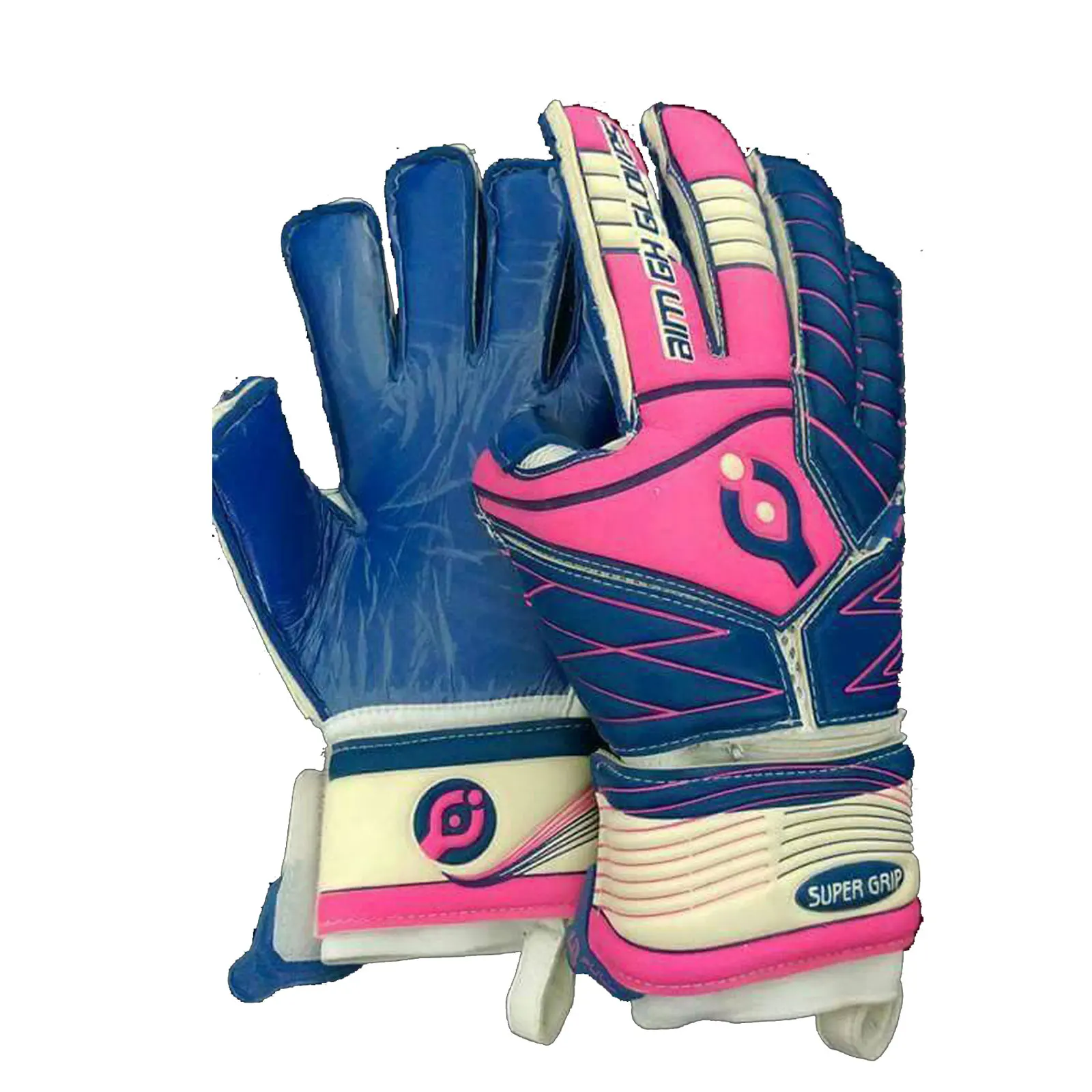 High Quality Red Black German Latex Foam Hybrid Cut Soccer Football Goalkeeper Gloves For Match
