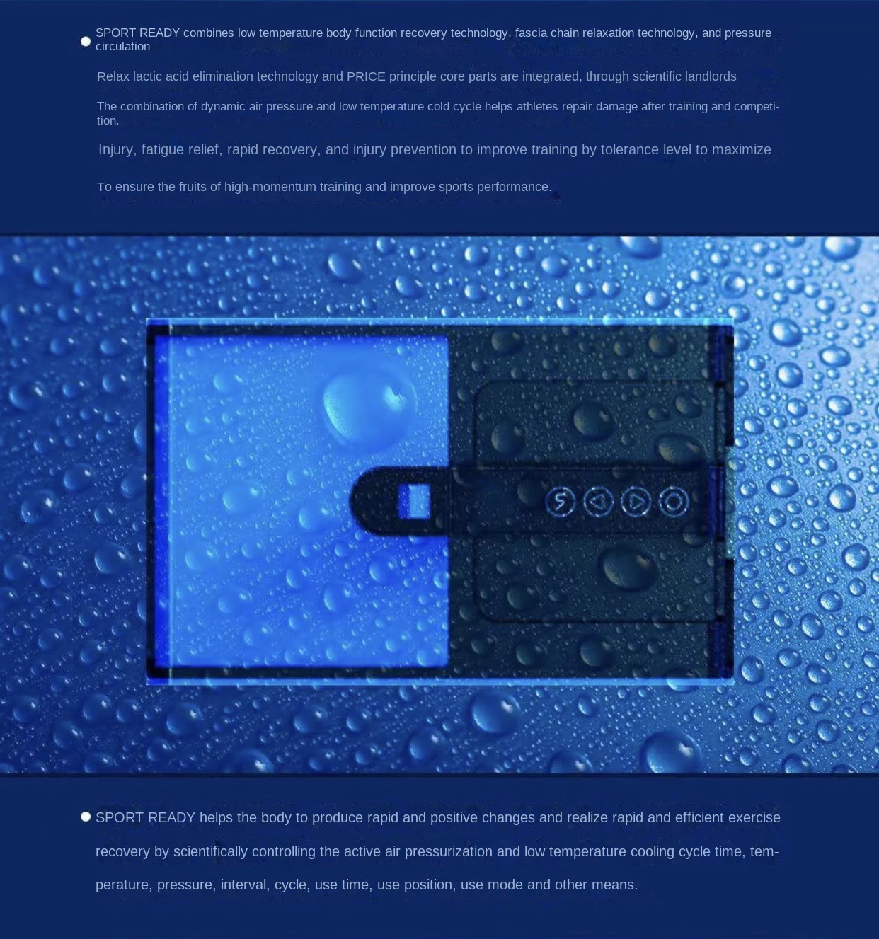 Physiotherapy Equipment Knee Leg Foot Arm Shoulder Cryo Recovery Ice Cold Compression Physical Therapy System Machine