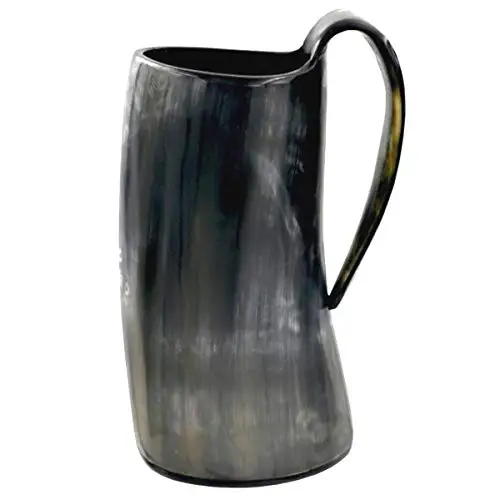 Good Quality Horn Mug Medieval Beer Tankard | 20oz capacity | Highest Quality Horn Cup customize by hs husnain crafts