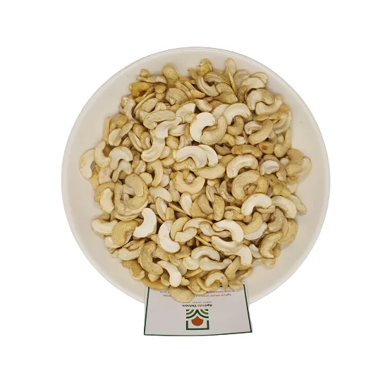 Белые отрезы кешью WS180 вьетнамские высококачественные вакуумные пакеты по лучшей цене производство высокого