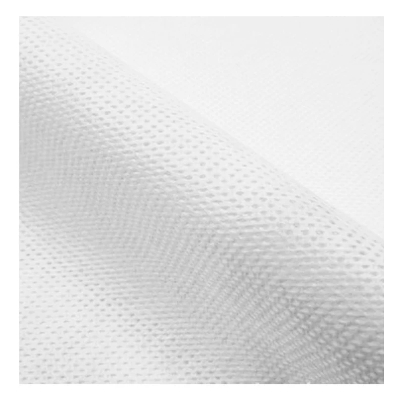 White Clear Mesh Woodpulp Pet Biodegradable Woodpulp Baby Spunlace Nonwoven Cotton Non Woven Wet Wipes Fabric