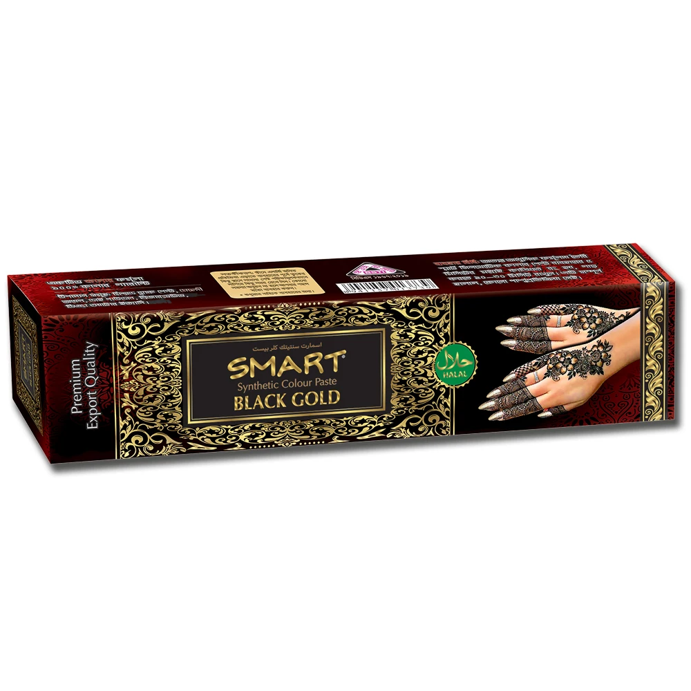 Henna Natural Mehndi Cones Black Smart Henna Mehndi Paste Manufacture In Good Quality Temporary Tattoo Kaveri Paste Wholesale