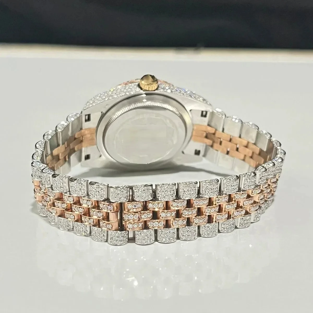 2024 Luxury watches Iced Out Lab grown Diamond Watches Past Tester 925 silver VVS Moissanite  Mechanical Watch for womens Mens