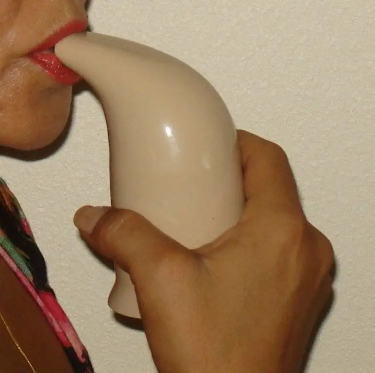 Refillable Himalayan Salt Ceramic body Inhaler Pink Salt Nasal Inhaler Reusable Good Quality To Support Respiratory Health