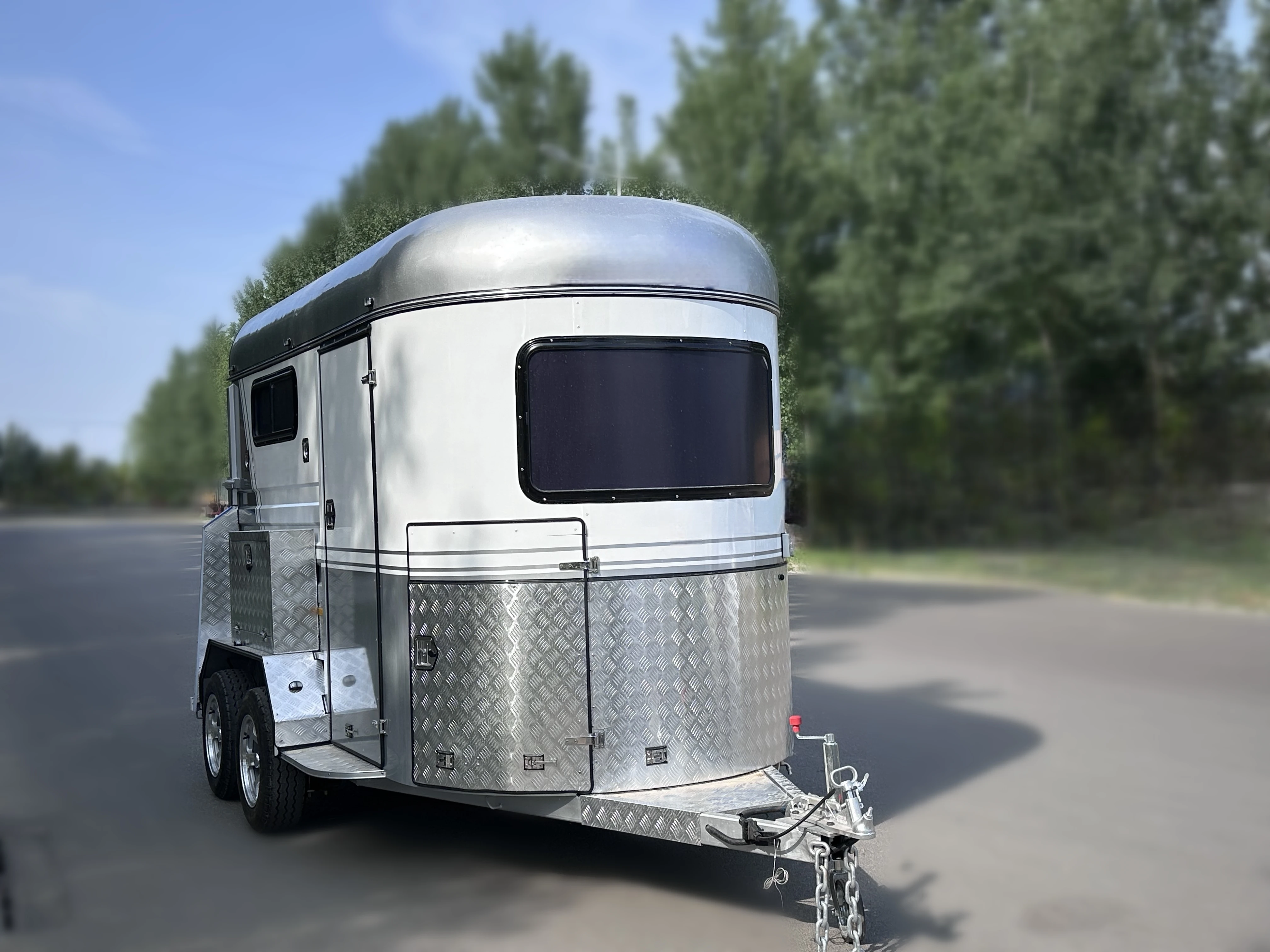 2024 Factory Customized Design Durable And High Quality Can Customized Horse Truck Easy To 2 Horse Float 2HSL-D