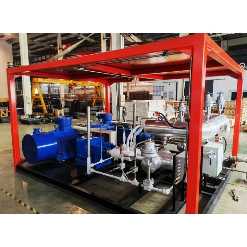 Ce Certificate Filling Gas Cylinders Pump 300L/H Liquid CO2 Cylinder Filling Pump Device For Argon LO2