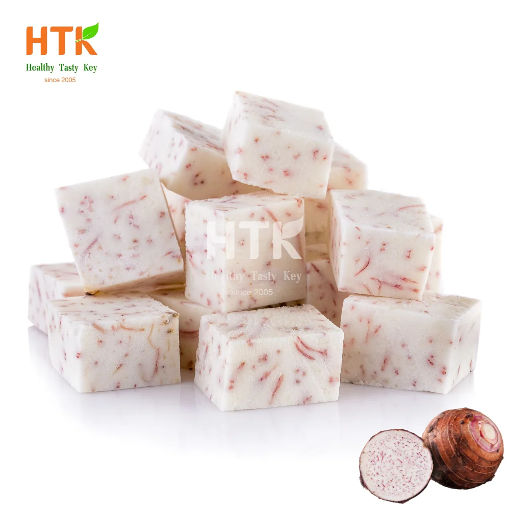 Factory bulk offer FROZEN IQF TARO ROOTS Cut 1/4 Halves Sliced Chunk Diced Cube Made In Vietnam for Food & Beverage
