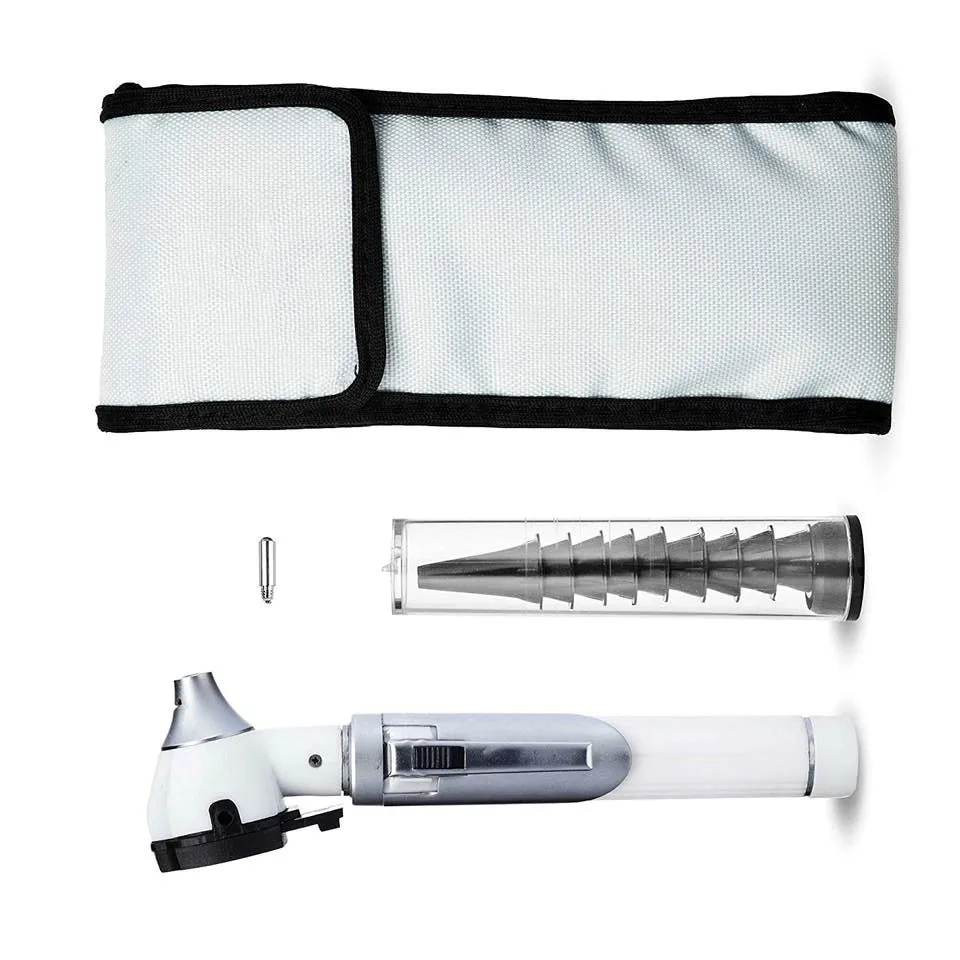 White Color Fiber Mini Ear Wax Remover Otoscopes For Personal Diagnosis Ear Otoscope Best Quality Surgical Instruments