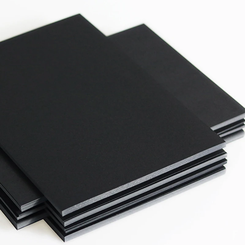 Uncoated Good Stiffness Black Paper 700*1000MM 787*1092MM Bristol Cardboard Drawing