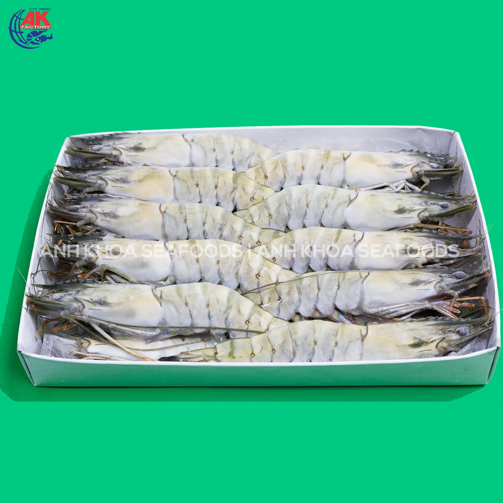 Best Price Seafood Supplier BT/HOSO Fresh Black Tiger Shrimp Head On Shell On With Custom Weight Order Origin From Vietnam