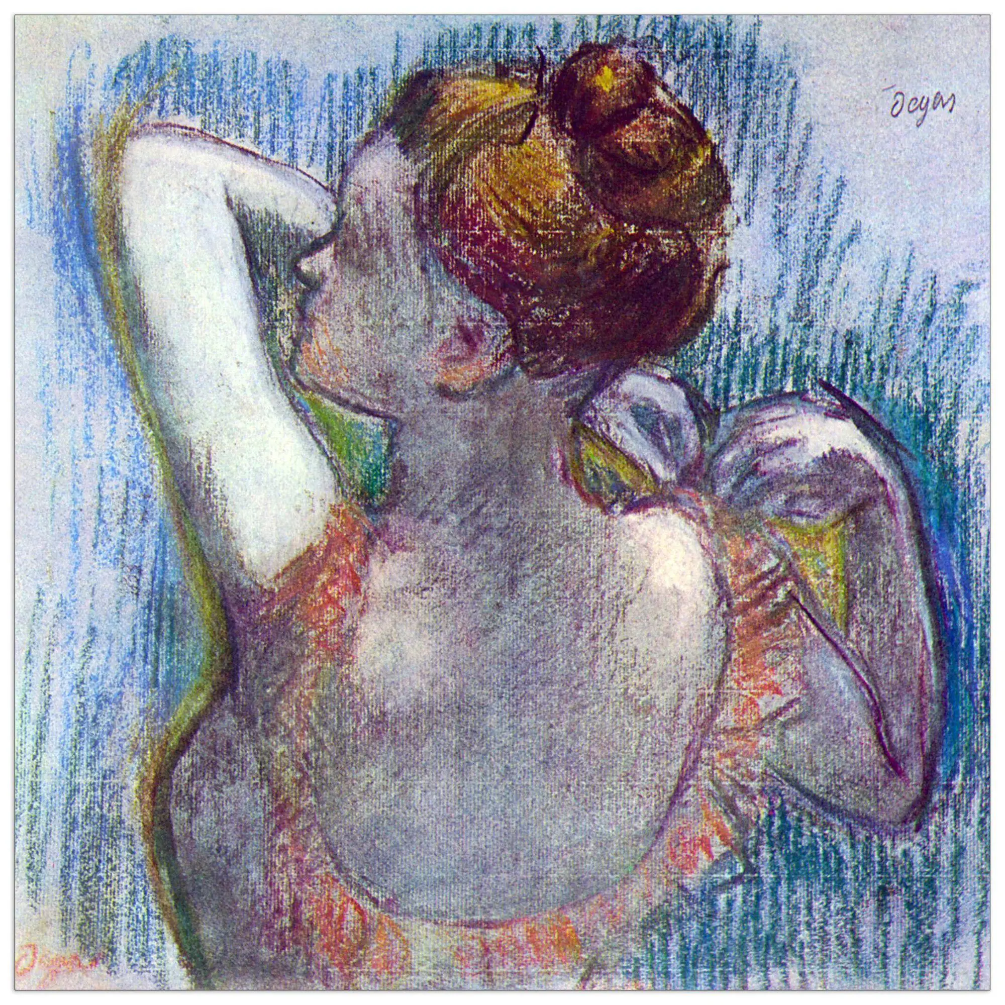 Museum Degas Edgar decorative panel, ready to hang.