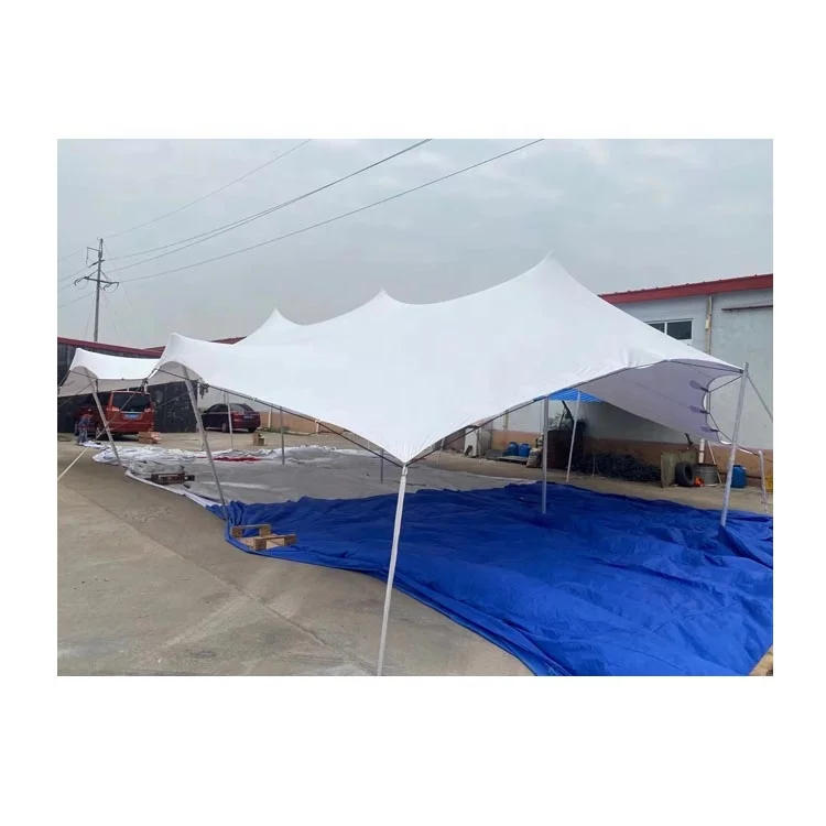 double sides PU with PVC mixed coating 100% waterproof stretch tent marquee