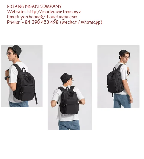 ODM/ OEM Vietnam manufacturer of school bags, outdoor backpack made in Vietnam, 2022 hot trend backpack
