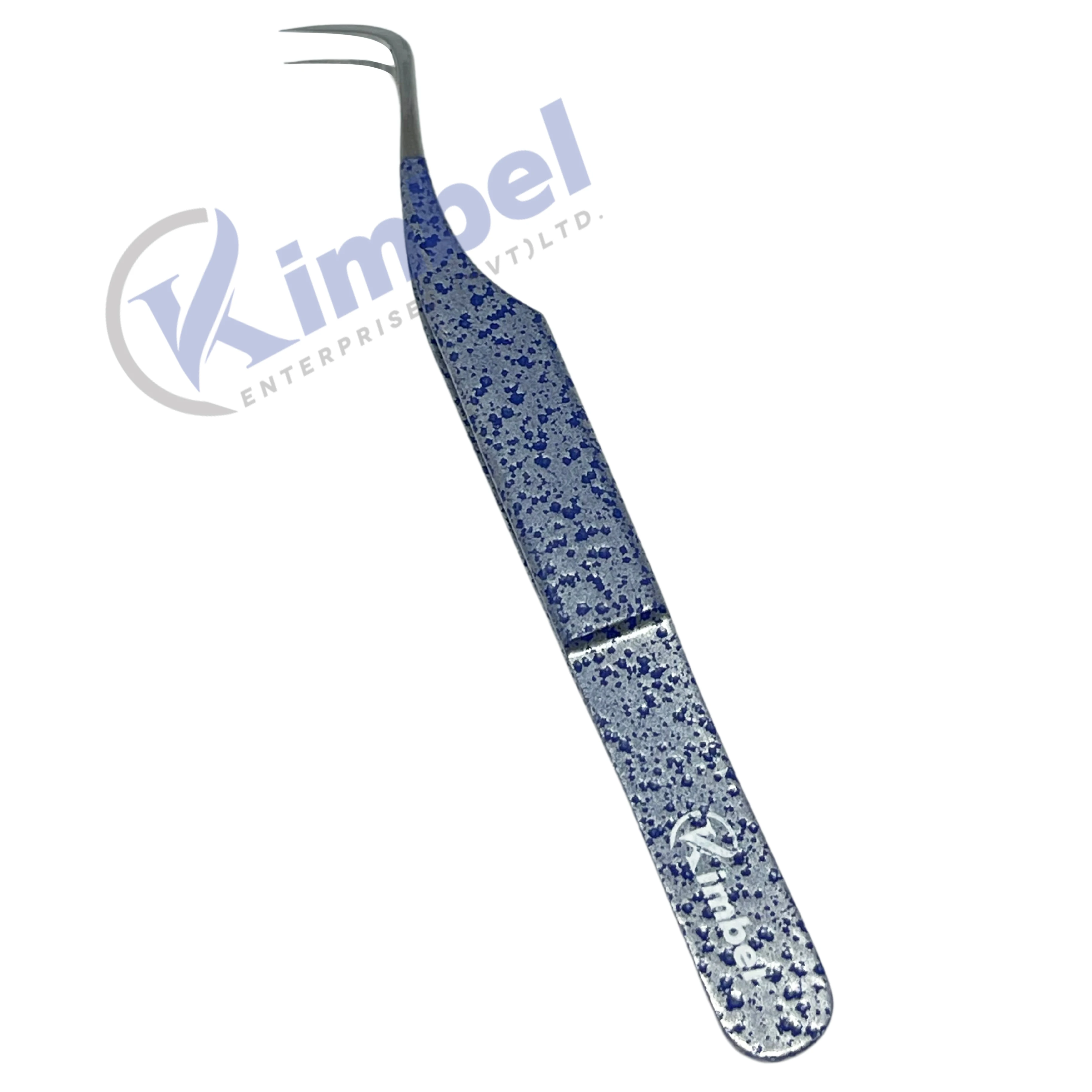 Best Fiber Tips Professional Eyelash Extension Tweezers for perfect grip to Lashes never slips even 0.03mm Lashes 75 Degree Bend