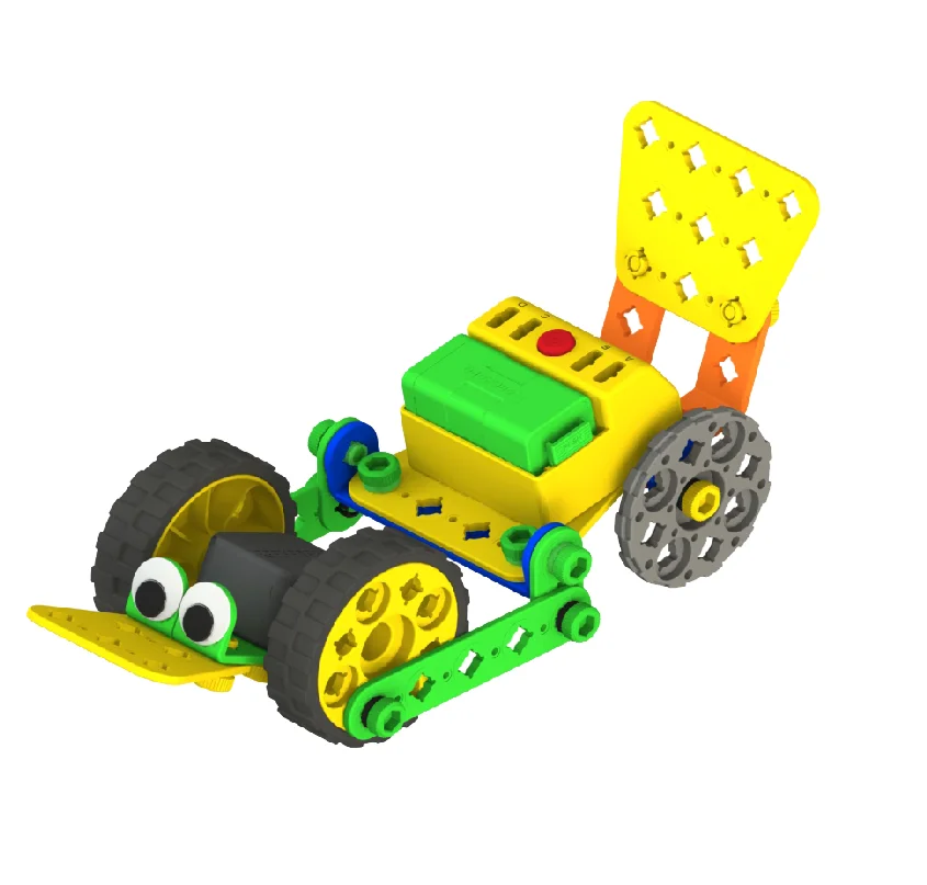 [Roborobo] Korea Toy Robots Simple Building Toy with Motor with Battery Case Car Hermit crab Dinosaur Toy Product