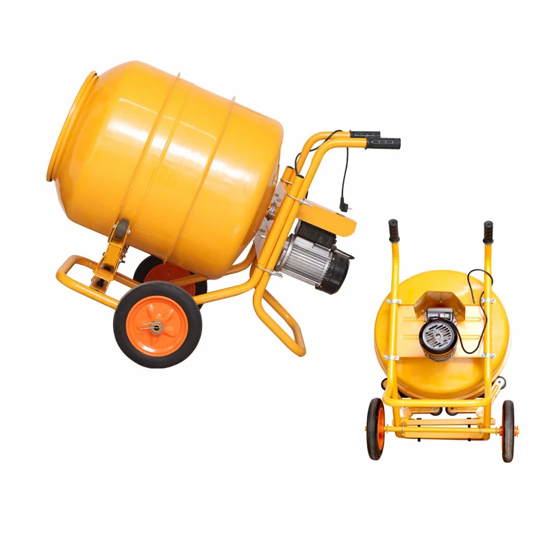 Hot selling 550w electric motor mini industrial portable concrete mixer