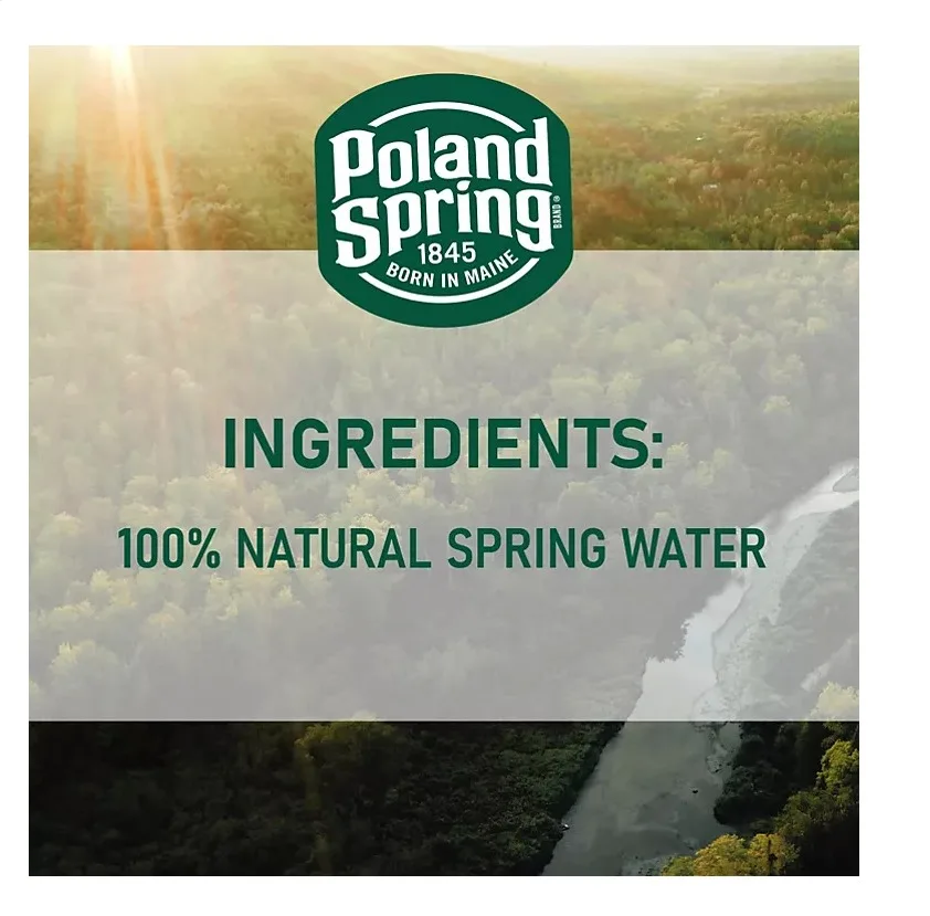 Get - Poland Spring 100% Natural Spring Water