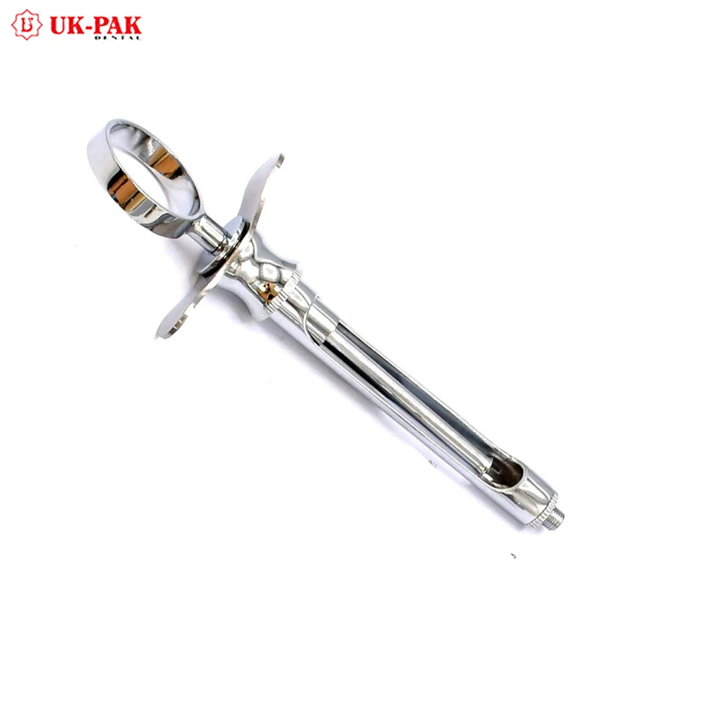 Stainless Steel Dental Instruments Cartridge Aspirating Dentist Syringes 2.2 ML Dental Syringes