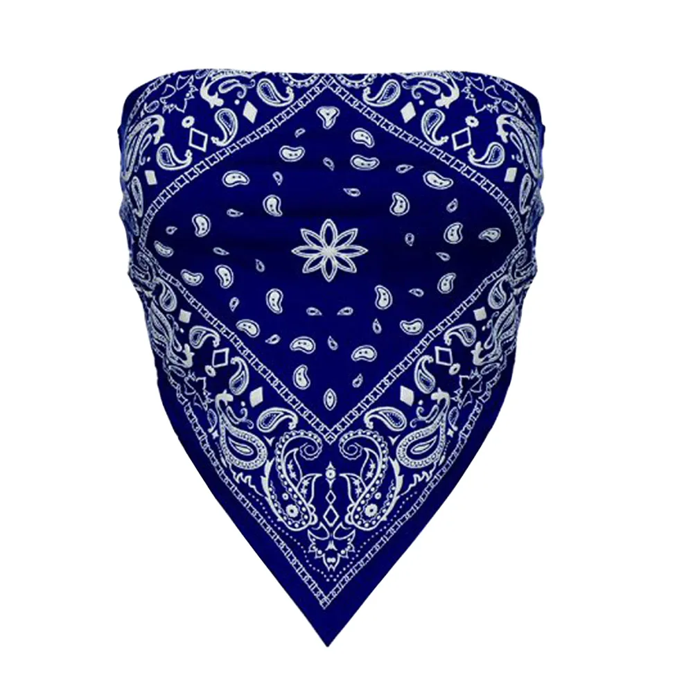 Wholesale Custom Paisley Hip Hop Bandana Scarf Long Wallet-Length for Outdoor Riding & Mask Use Bandana on Sale