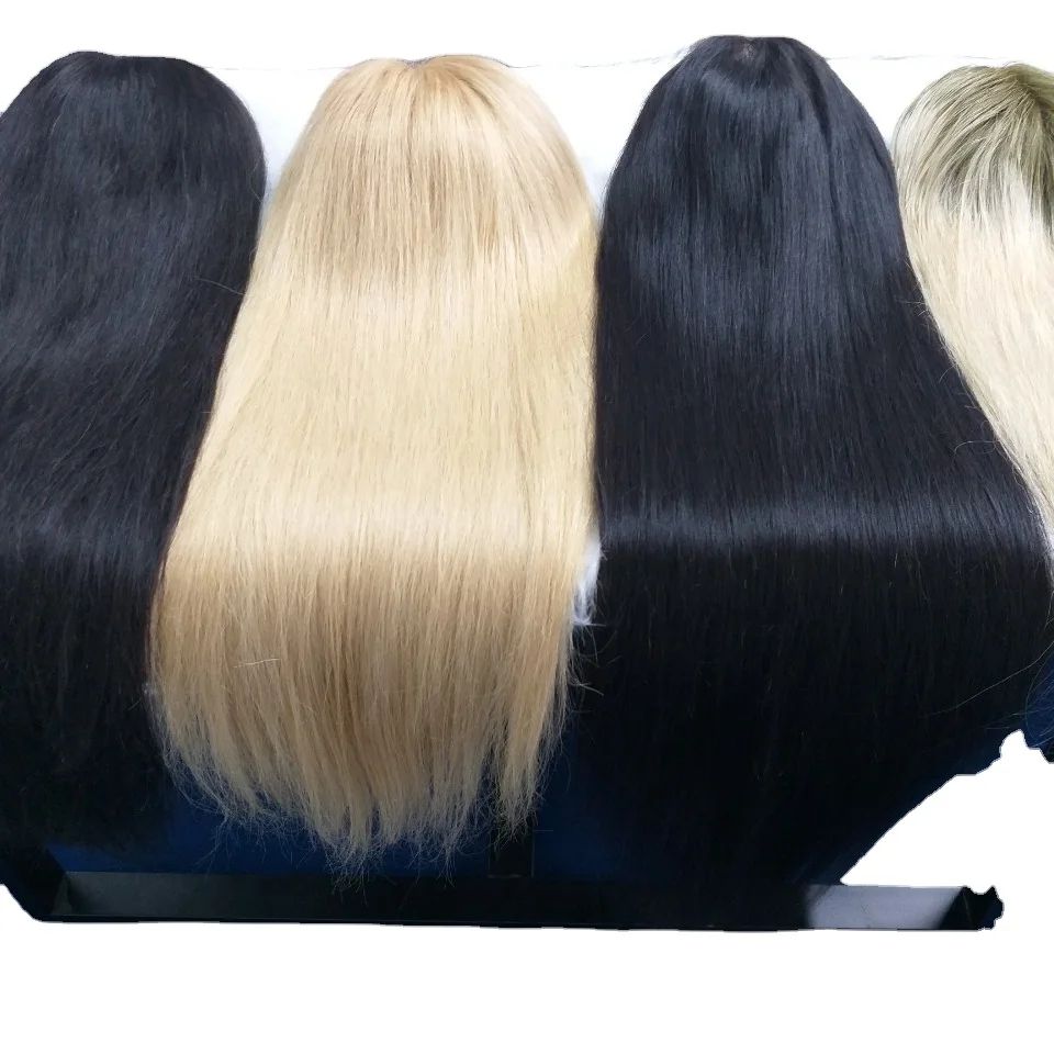 Hot Sales Cheap price 150% 180% Density Full head Wig Double Drawn 100% Virgin Raw Unprocessed Human Hair Extensions Remy