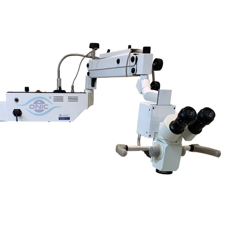 Wall Mount Ent Operating Microscope Advanced resolution 3 Step Magnification With German Optics K-18