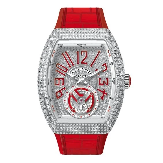 New Pass Tester Moissanite Diamond Watch With Black Strap High Quality Luxury Dial Watches Hip Hop Men Lab Grown Diamond Quartz