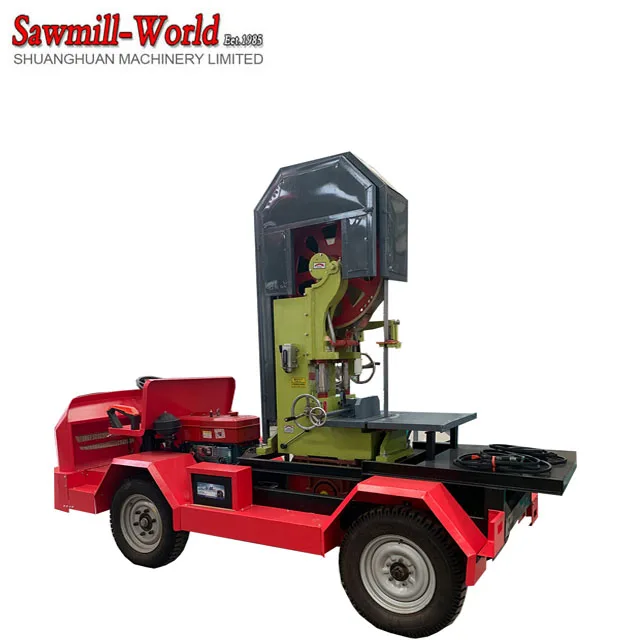utv vertical band saw diesel portable sawmill