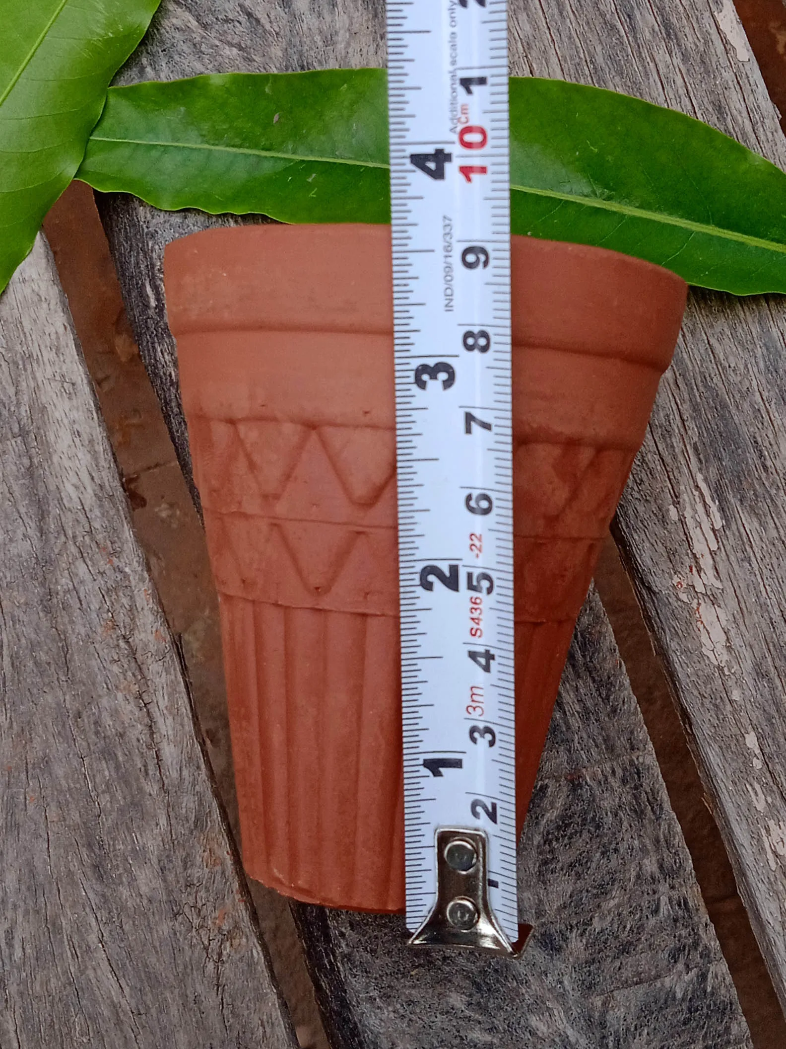 New Traditional Handmade Clay terracotta conical eco friendly Tea Cups for tea coffee lassi kulfi dessert kullad kullar 110 ml