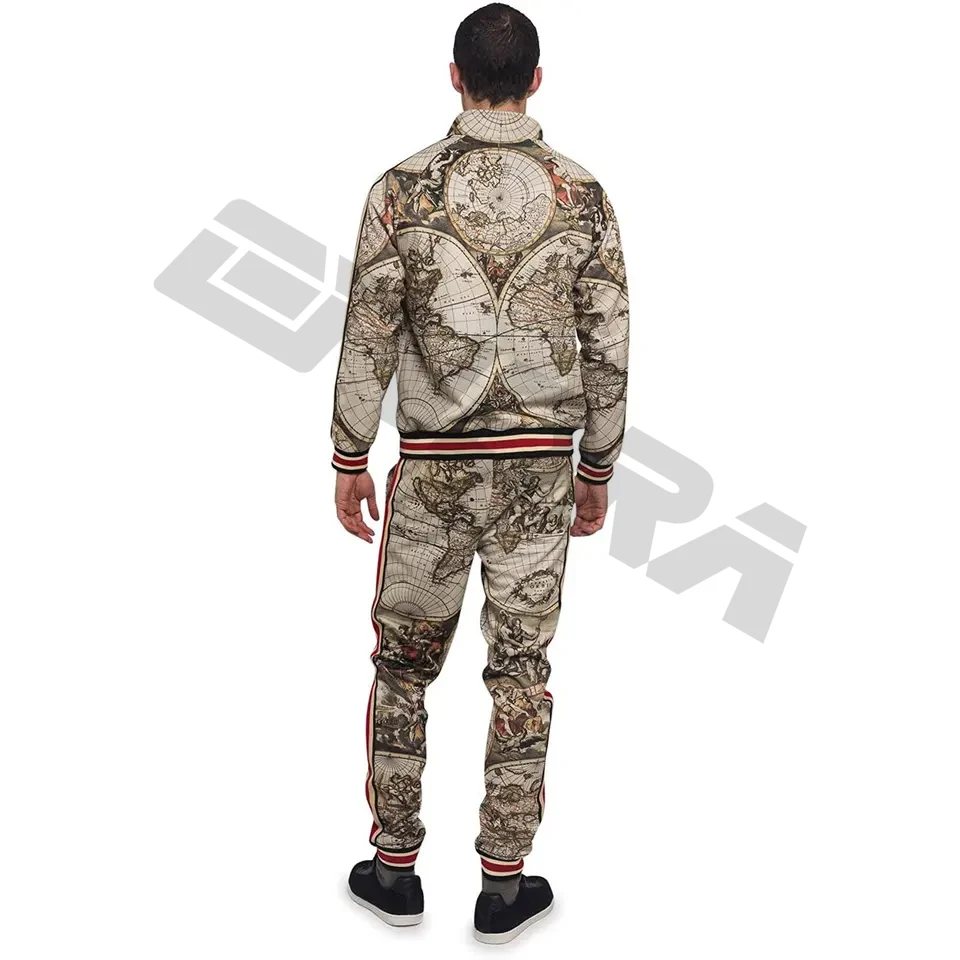 2024 Sports Suit Outfits High Quality Comfortable Plain Joggers Suits Zipper up Training Sports Wear Tracksuits For Men Set
