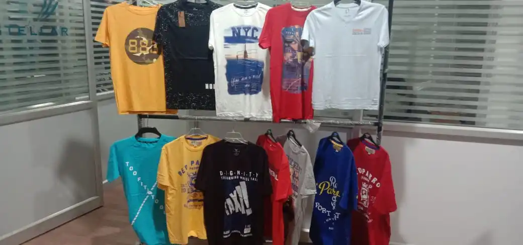 Fashion factory 2024 wholesale embroidery mens designer silk screen Automatic machine printed round neck t-shirt