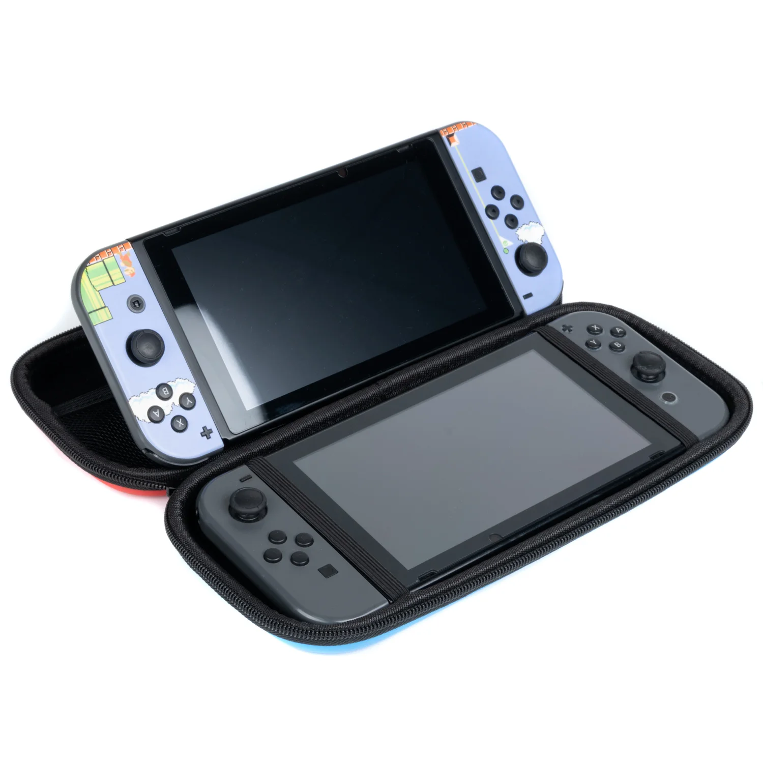 Hot Sell Red Blue Two-Color Carry Case for Nintendo Switch Custom Logo Hard Shockproof Box