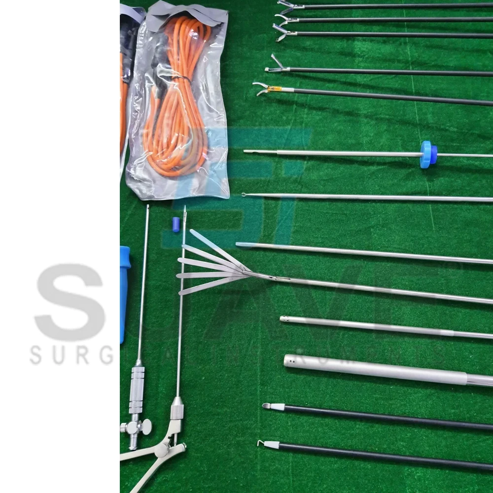 24 Pcs Laparoscopic Surgery Set 5mm x 330mm Graspers Best Quality Reusable Instrument By SUAVE SURGICAL INSTRUMENTS