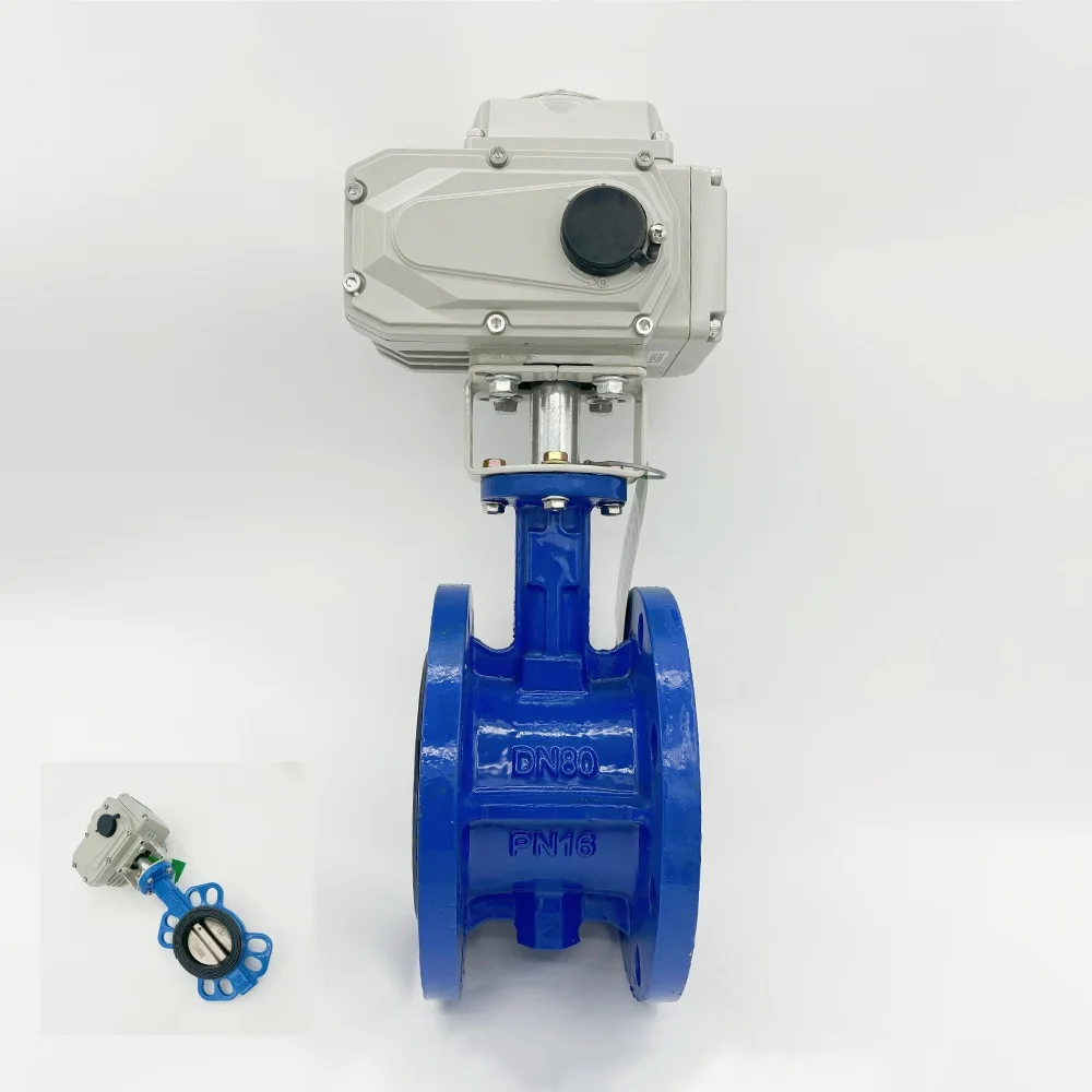 Temperature Electric Pneumatic Actuator Butterfly Valve for Oil Media OEM Customizable for General Applications