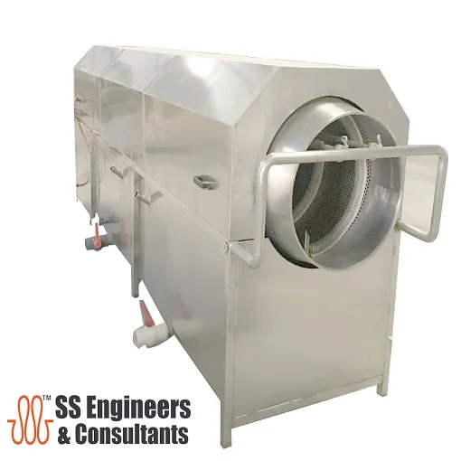 Drum Washer Machine Industrial Rotary Drum Washer Peanut Washer Speed Adjustable Vegetable Rotary Washing Machine