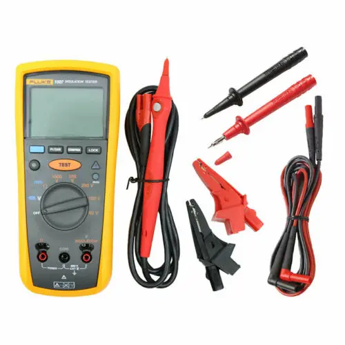 Save battery power with auto power off measurements easily large backlit display Fluke 1507 Insulation Resistance Tester