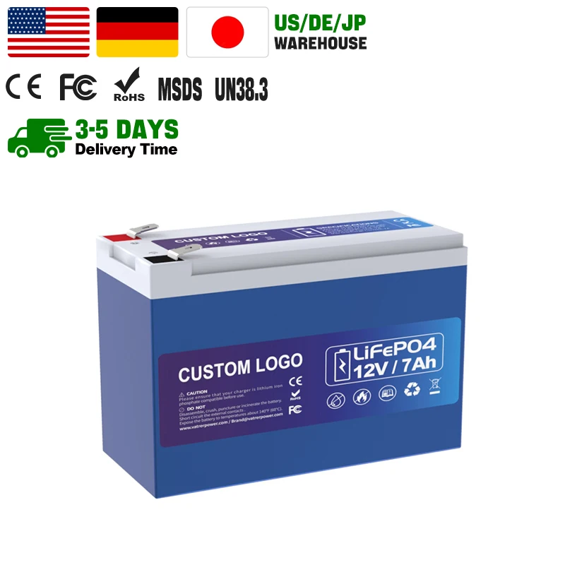 Lithium-ion Lifepo4 12v 7ah Deep Cycle Lithium Phosphate Battery 12v 12ah 12v 20ah 12v50ah lifepo4 battery